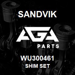 WU300461 Sandvik SHIM SET | AGA Parts