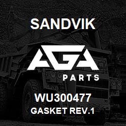 WU300477 Sandvik GASKET REV.1 | AGA Parts