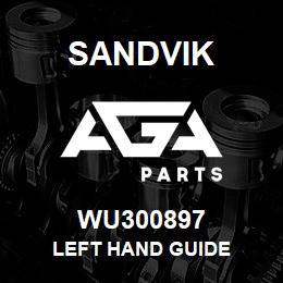 WU300897 Sandvik LEFT HAND GUIDE | AGA Parts