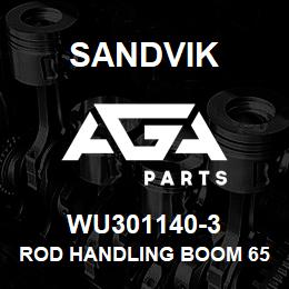 WU301140-3 Sandvik ROD HANDLING BOOM 650 | AGA Parts