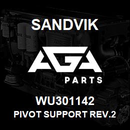 WU301142 Sandvik PIVOT SUPPORT REV.2 | AGA Parts