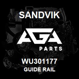 WU301177 Sandvik GUIDE RAIL | AGA Parts