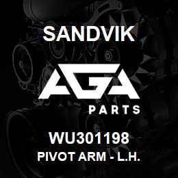 WU301198 Sandvik PIVOT ARM - L.H. | AGA Parts