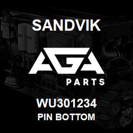 WU301234 Sandvik PIN BOTTOM | AGA Parts