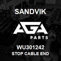 WU301242 Sandvik STOP CABLE END | AGA Parts