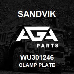 WU301246 Sandvik CLAMP PLATE | AGA Parts