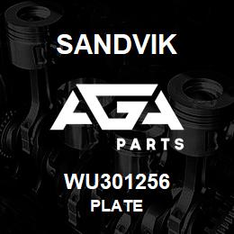 WU301256 Sandvik PLATE | AGA Parts