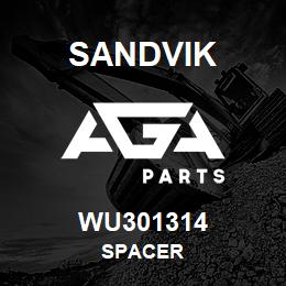 WU301314 Sandvik SPACER | AGA Parts