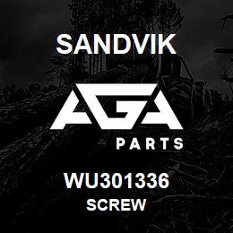 WU301336 Sandvik SCREW | AGA Parts