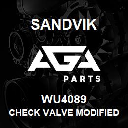 WU4089 Sandvik CHECK VALVE MODIFIED REV 2 | AGA Parts