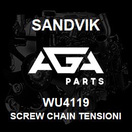 WU4119 Sandvik SCREW CHAIN TENSIONING | AGA Parts