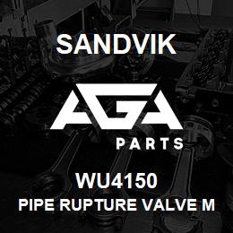 WU4150 Sandvik PIPE RUPTURE VALVE MODS | AGA Parts