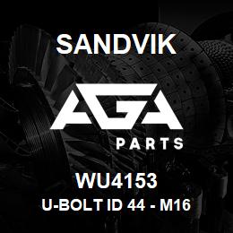 WU4153 Sandvik U-BOLT ID 44 - M16 | AGA Parts