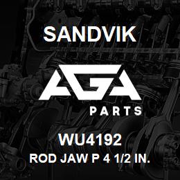 WU4192 Sandvik ROD JAW P 4 1/2 IN. | AGA Parts