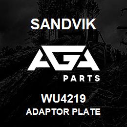 WU4219 Sandvik ADAPTOR PLATE | AGA Parts