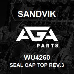 WU4260 Sandvik SEAL CAP TOP REV.3 | AGA Parts