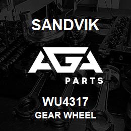 WU4317 Sandvik GEAR WHEEL | AGA Parts