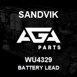 WU4329 Sandvik BATTERY LEAD | AGA Parts