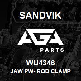 WU4346 Sandvik JAW PW- ROD CLAMP | AGA Parts