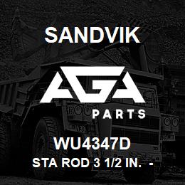 WU4347D Sandvik STA ROD 3 1/2 IN. - 2 3/8 IN. API PIN-450 OP | AGA Parts