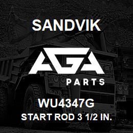 WU4347G Sandvik START ROD 3 1/2 IN. - BQ PIN-730 RB | AGA Parts