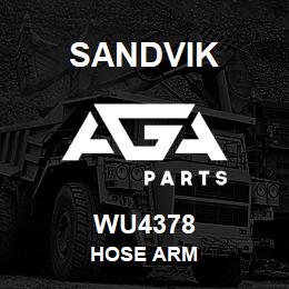 WU4378 Sandvik HOSE ARM | AGA Parts