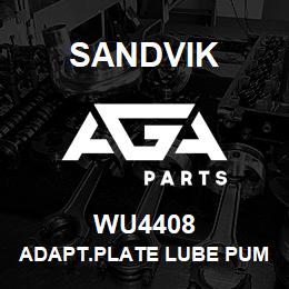 WU4408 Sandvik ADAPT.PLATE LUBE PUMP | AGA Parts