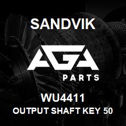 WU4411 Sandvik OUTPUT SHAFT KEY 50 X 28 | AGA Parts