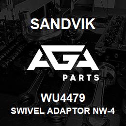 WU4479 Sandvik SWIVEL ADAPTOR NW-4 HOLE | AGA Parts