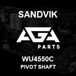 WU4550C Sandvik PIVOT SHAFT | AGA Parts