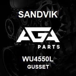 WU4550L Sandvik GUSSET | AGA Parts