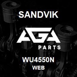 WU4550N Sandvik WEB | AGA Parts