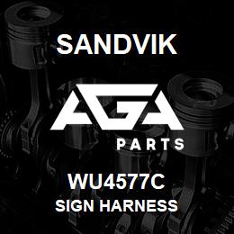 WU4577C Sandvik SIGN HARNESS | AGA Parts