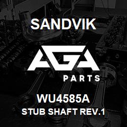 WU4585A Sandvik STUB SHAFT REV.1 | AGA Parts