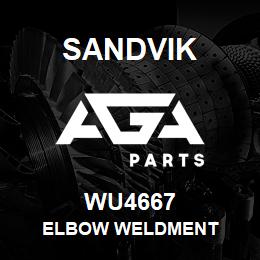 WU4667 Sandvik ELBOW WELDMENT | AGA Parts