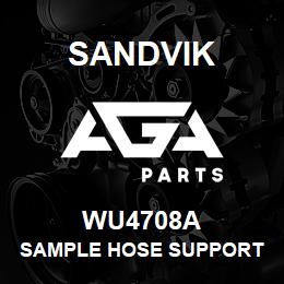 WU4708A Sandvik SAMPLE HOSE SUPPORT ARM | AGA Parts