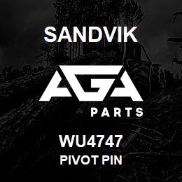 WU4747 Sandvik PIVOT PIN | AGA Parts