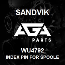 WU4792 Sandvik INDEX PIN FOR SPOOLER | AGA Parts