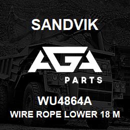 WU4864A Sandvik WIRE ROPE LOWER 18 MM. | AGA Parts