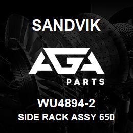 WU4894-2 Sandvik SIDE RACK ASSY 650 | AGA Parts