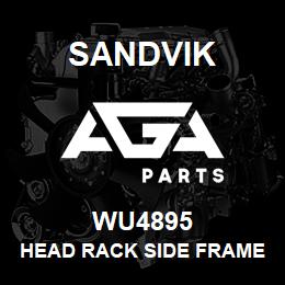 WU4895 Sandvik HEAD RACK SIDE FRAME | AGA Parts