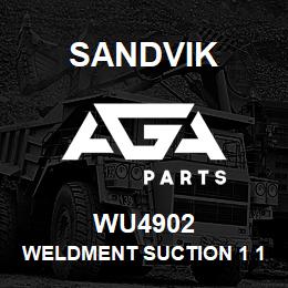 WU4902 Sandvik WELDMENT SUCTION 1 1/2 IN. | AGA Parts