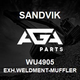 WU4905 Sandvik EXH.WELDMENT-MUFFLER | AGA Parts