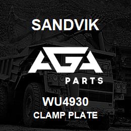 WU4930 Sandvik CLAMP PLATE | AGA Parts