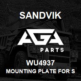 WU4937 Sandvik MOUNTING PLATE FOR SIGN | AGA Parts