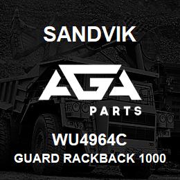 WU4964C Sandvik GUARD RACKBACK 1000 STD | AGA Parts