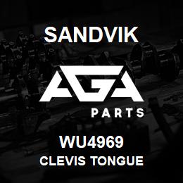 WU4969 Sandvik CLEVIS TONGUE | AGA Parts