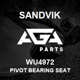 WU4972 Sandvik PIVOT BEARING SEAT | AGA Parts