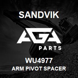 WU4977 Sandvik ARM PIVOT SPACER | AGA Parts