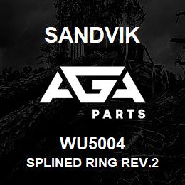 WU5004 Sandvik SPLINED RING REV.2 | AGA Parts